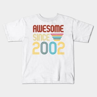 Awesome since 2002 -Retro Age shirt Kids T-Shirt